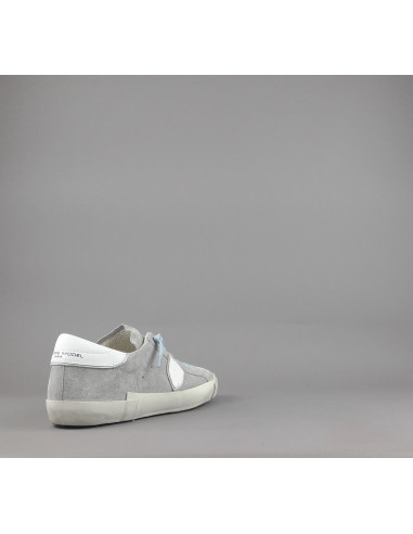 Philippe Model --- Paris Uomo Camoscio Grigio Chiaro Prezzo 340,00