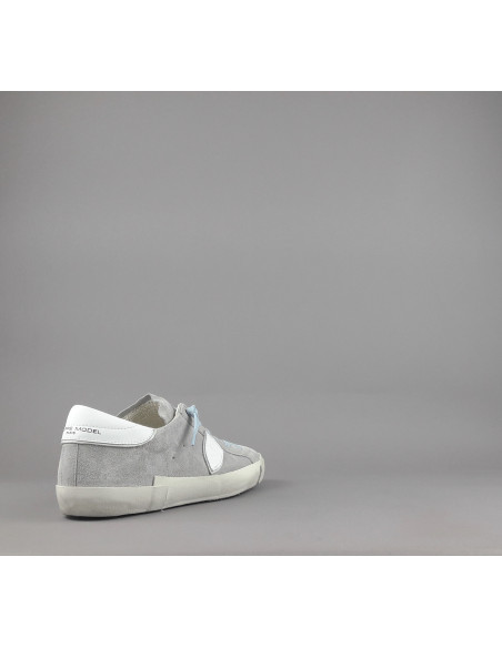 Philippe Model --- Paris Uomo Camoscio Grigio Chiaro Prezzo 340,00