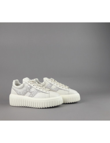 Hogan --- H-Stripes Donna H645 Pelle Nappa Avorio Prezzo 430,00