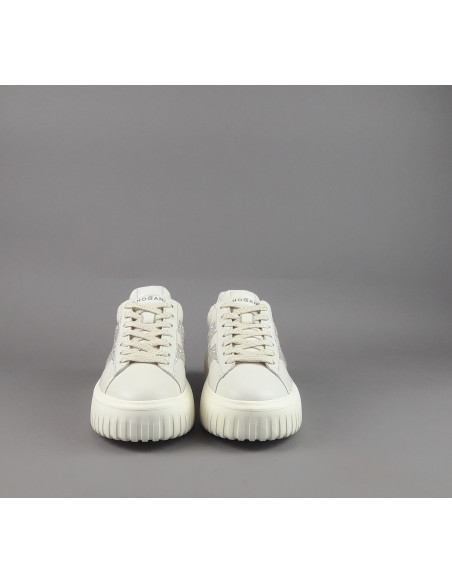 Hogan --- H-Stripes Donna H645 Pelle Nappa Avorio Prezzo 430,00