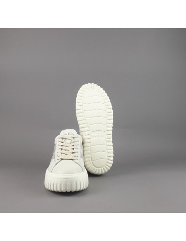 Hogan --- H-Stripes Donna H645 Pelle Nappa Avorio Prezzo 430,00