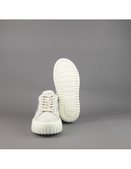 Hogan --- Stripes Donna Pelle Nappa Avorio Prezzo 430,00