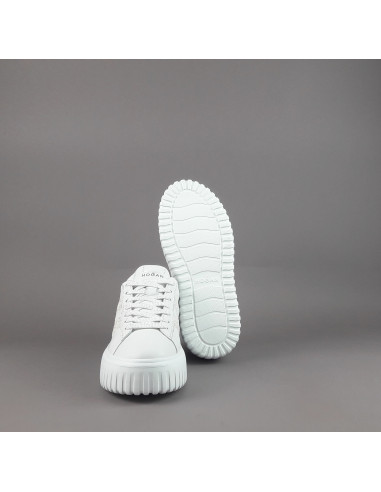 Hogan --- Stripes Donna Pelle Nappa Bianco Prezzo 430,00