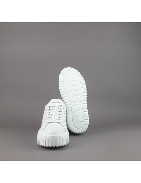 Hogan --- Stripes Donna Pelle Nappa Bianco Prezzo 430,00