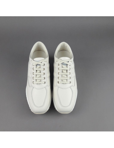 Hogan --- Interactive Donna Pelle Martellata Avorio Prezzo 430,00