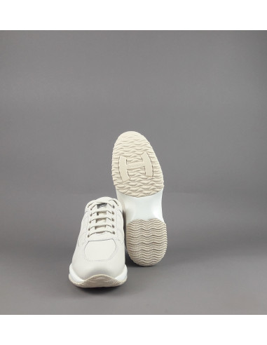 Hogan --- Interactive Donna Pelle Martellata Avorio Prezzo 430,00