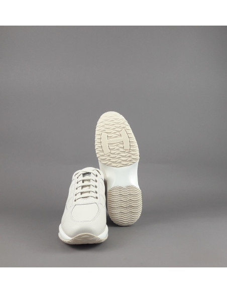 Hogan --- Interactive Donna Pelle Martellata Avorio Prezzo 430,00