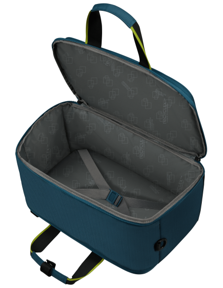 American Tourister --- Borsa Zaino Nylon Blu Petrolio Prezzo 49,00