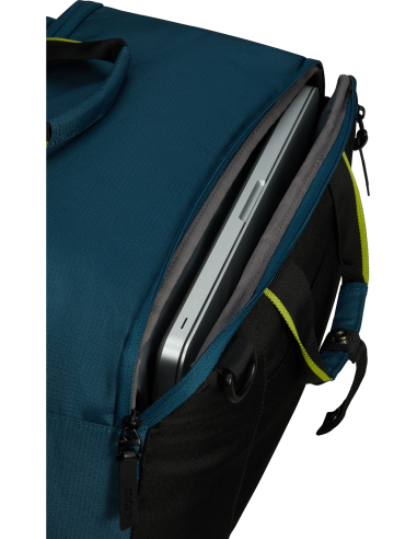 American Tourister --- Borsa Zaino Nylon Blu Petrolio Prezzo 49,00