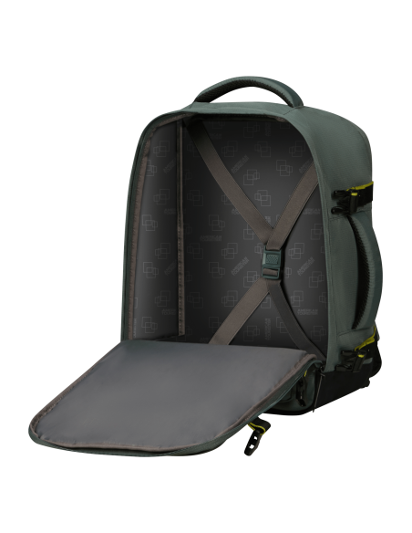 American Tourister --- Zaino S/M Nylon Verde Militare Prezzo 55,00