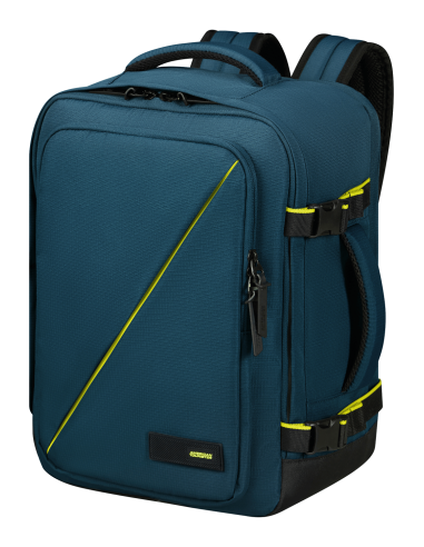 American Tourister --- Zaino S/M Nylon Blu Petrolio Prezzo 55,00