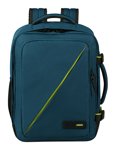 American Tourister --- Zaino S/M Nylon Blu Petrolio Prezzo 55,00