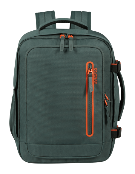 American Tourister --- Zaino S/M Nylon Verde Militare Prezzo 59,00