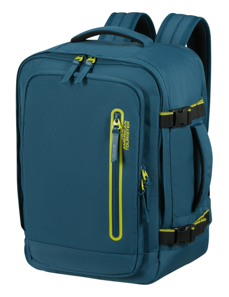 American Tourister --- Zaino S/M Nylon Blu Petrolio Prezzo 59,00