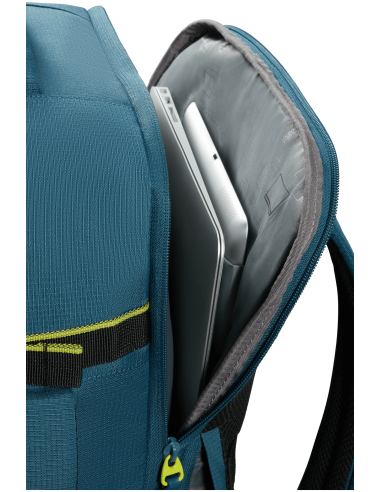 American Tourister --- Zaino S/M Nylon Blu Petrolio Prezzo 59,00