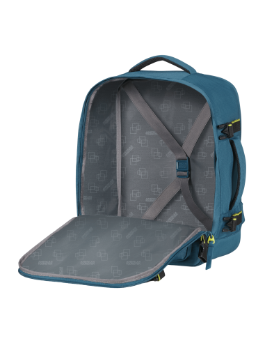 American Tourister --- Zaino S/M Nylon Blu Petrolio Prezzo 59,00