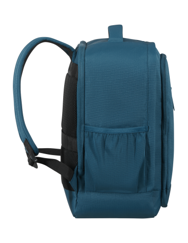 American Tourister --- Zaino S/M Nylon Blu Petrolio Prezzo 59,00