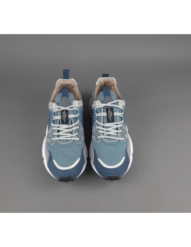 Flower Mountain --- Yamano 3 Uomo Camoscio Tela Blu Prezzo 209,00