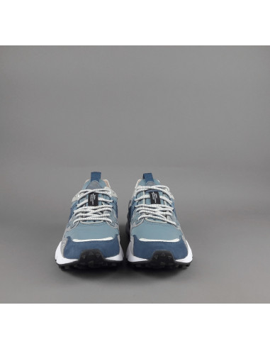 Flower Mountain --- Yamano 3 Uomo Camoscio Tela Blu Prezzo 209,00