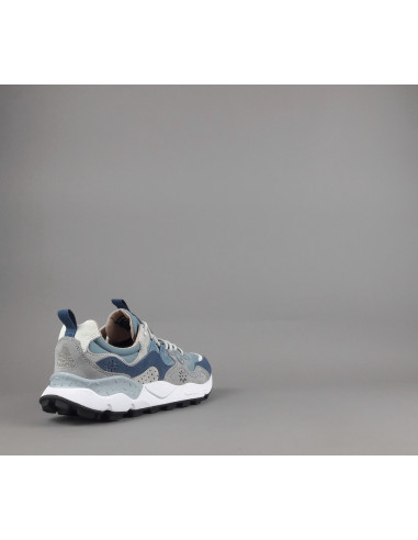 Flower Mountain --- Yamano 3 Uomo Camoscio Tela Blu Prezzo 209,00