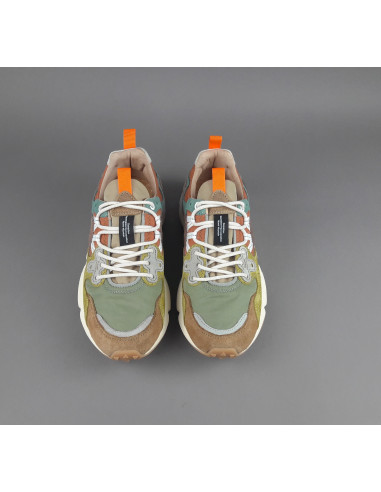 Flower Mountain --- Yamano 3 Uomo Camoscio Tela Marrone Chiaro Prezzo 209,00