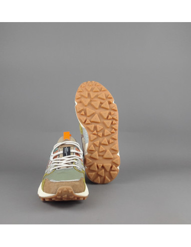 Flower Mountain --- Yamano 3 Uomo Camoscio Tela Marrone Chiaro Prezzo 209,00