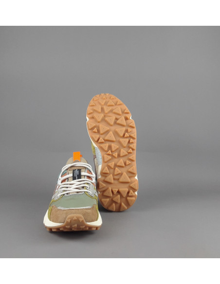 Flower Mountain --- Yamano 3 Uomo Camoscio Tela Marrone Chiaro Prezzo 209,00