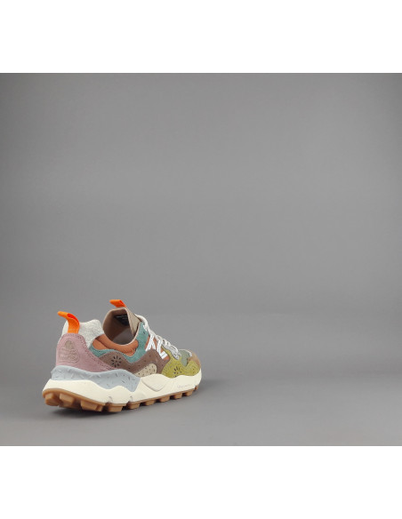 Flower Mountain --- Yamano 3 Uomo Camoscio Tela Marrone Chiaro Prezzo 209,00