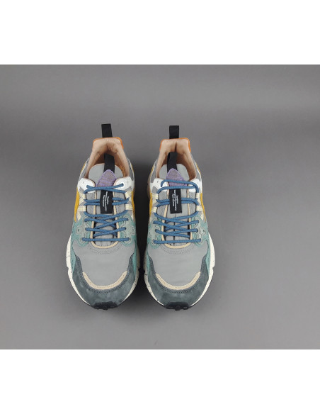 Flower Mountain --- Yamano 3 Uomo Camoscio Tela Grigio Ocra Prezzo 209,00