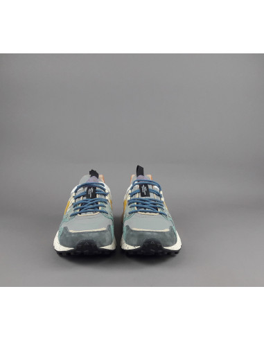 Flower Mountain --- Yamano 3 Uomo Camoscio Tela Grigio Ocra Prezzo 209,00