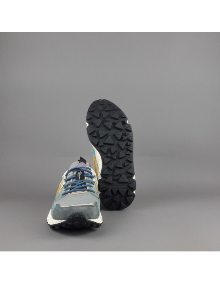 Flower Mountain --- Yamano 3 Uomo Camoscio Tela Grigio Ocra Prezzo 209,00