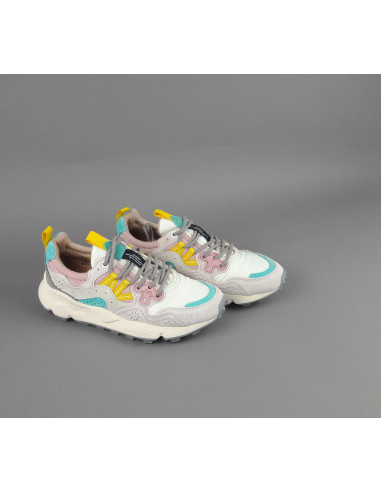 Flower Mountain ---- Yamano 3 Donna Camoscio Tela Rosa Chiaro Prezzo 209,00