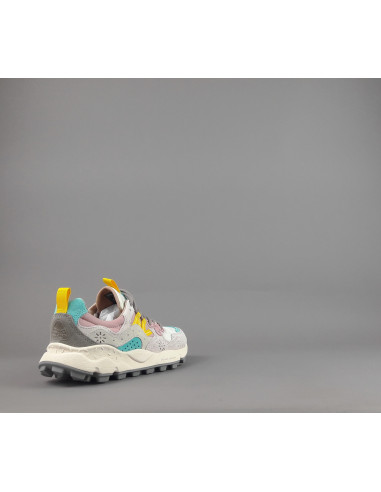 Flower Mountain ---- Yamano 3 Donna Camoscio Tela Rosa Chiaro Prezzo 209,00