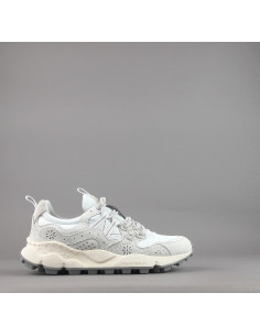 Flower Mountain ---- Yamano 3 Donna Camoscio Tela Bianco Opaco Prezzo 209,00