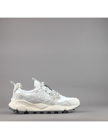 Flower Mountain ---- Yamano 3 Donna Camoscio Tela Bianco Opaco Prezzo 209,00