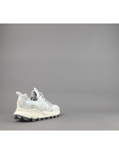 Flower Mountain ---- Yamano 3 Donna Camoscio Tela Bianco Opaco Prezzo 209,00