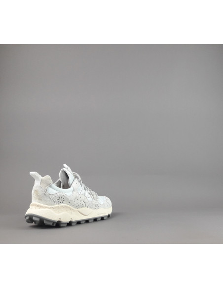 Flower Mountain ---- Yamano 3 Donna Camoscio Tela Bianco Opaco Prezzo 209,00