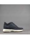 Hogan --- Interactive Uomo Camoscio Tela Denim Blu Scuro Prezzo 420,00
