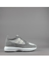 Hogan --- Interactive Uomo Camoscio Tela Grigio Prezzo 430,00