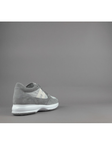 Hogan --- Interactive Uomo Camoscio Tela Grigio Prezzo 430,00