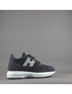 Hogan --- Interactive Uomo Camoscio Tela Blu Scuro Prezzo 430,00