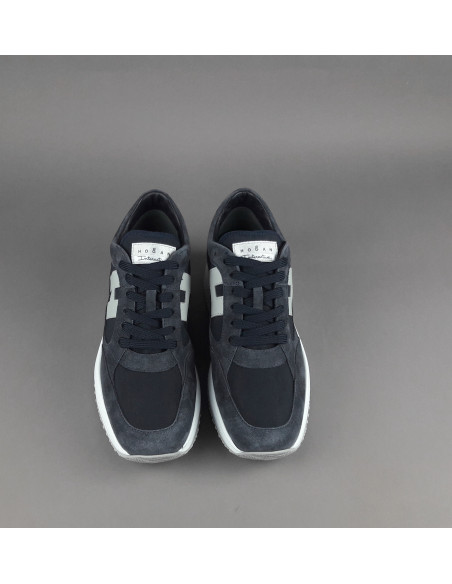 Hogan --- Interactive Uomo Camoscio Tela Blu Scuro Prezzo 430,00