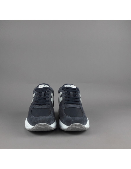 Hogan --- Interactive Uomo Camoscio Tela Blu Scuro Prezzo 430,00