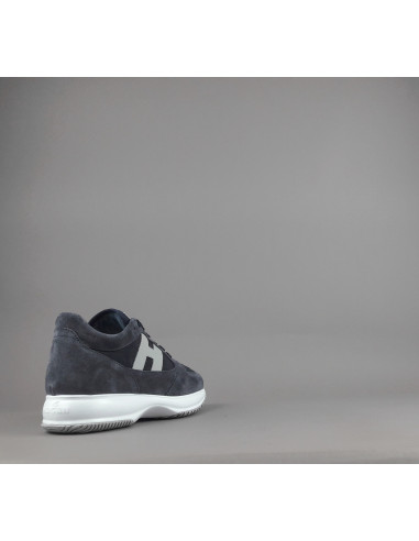 Hogan --- Interactive Uomo Camoscio Tela Blu Scuro Prezzo 430,00