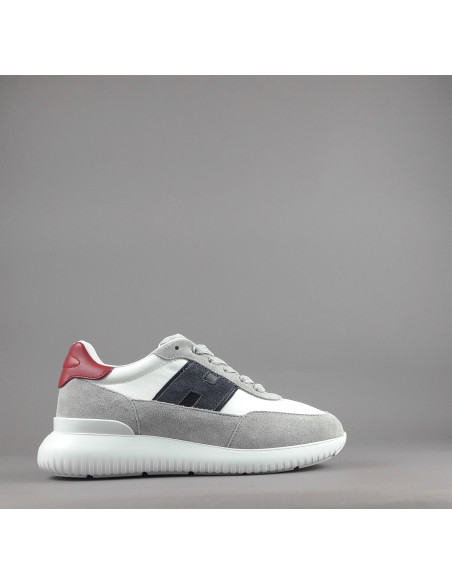 Hogan --- H709 Uomo Camoscio Tela Grigio Prezzo 420,00