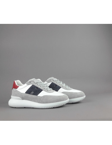 Hogan --- H709 Uomo Camoscio Tela Grigio Prezzo 420,00