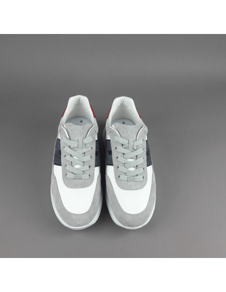 Hogan --- H709 Uomo Camoscio Tela Grigio Prezzo 420,00