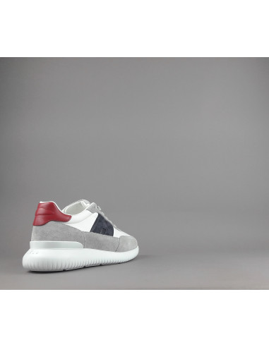 Hogan --- H709 Uomo Camoscio Tela Grigio Prezzo 420,00