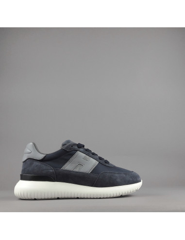 Hogan --- H709 Uomo Camoscio Tela Blu Scuro Prezzo 420,00