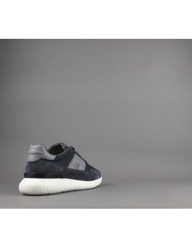 Hogan --- H709 Uomo Camoscio Tela Blu Scuro Prezzo 420,00